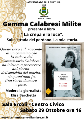 Presentazione Libro Gemma Calabresi Milite