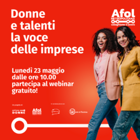 Webinar Gratuito “Donne e talenti – la voce delle aziende”