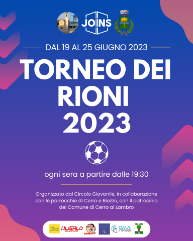 TORNEO DEI RIONI 2023
