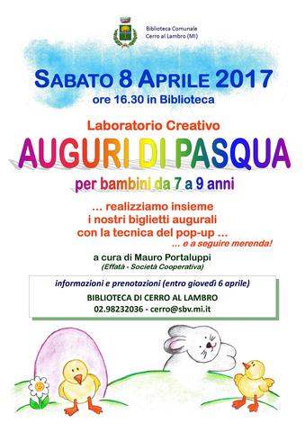 Laboratorio Creativo - Sabato 8 Aprile 2017
