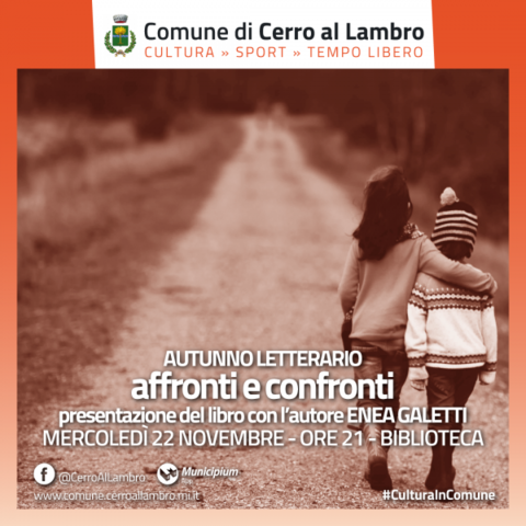 "Autunno Letterario": incontri con gli autori