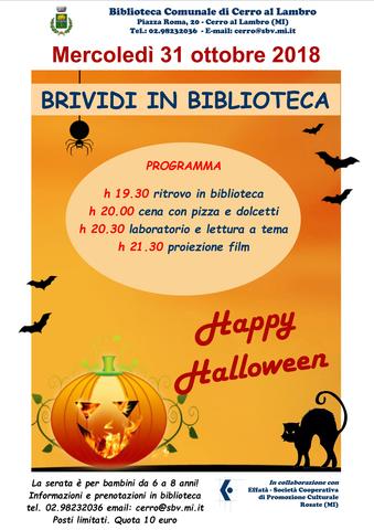 Happy Halloween – Brividi in Biblioteca