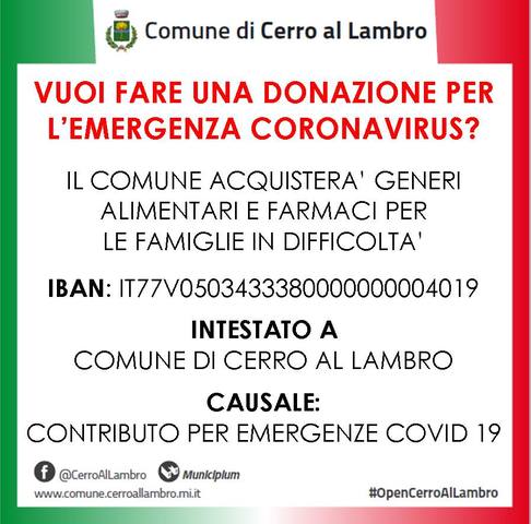 Contributo Economico Per Famiglie In Difficoltà Causa Covid 19
